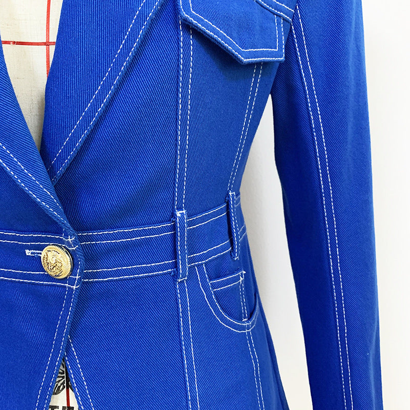 Femyza Denim Suit Jacket