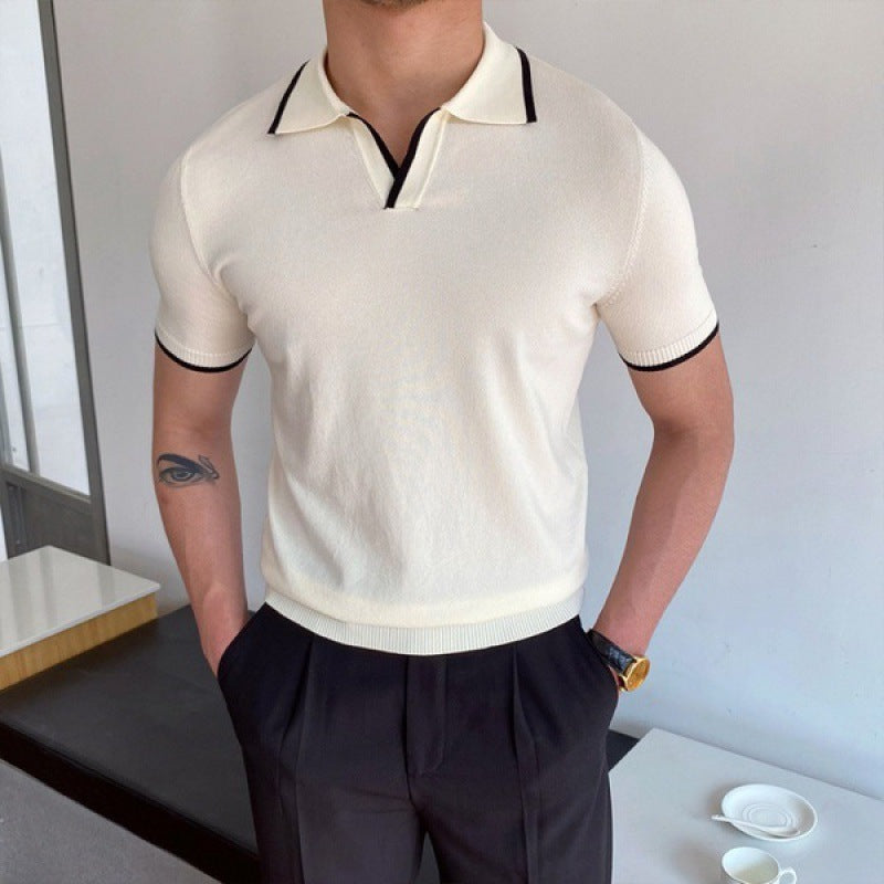 V-hals polo shirt