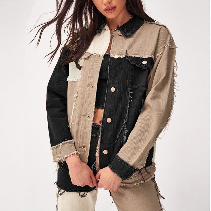 Femyza Long Sleeve Lapel Cardigan