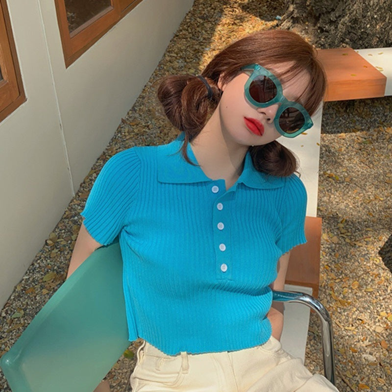 Femyza Lapel Pullover Sweater
