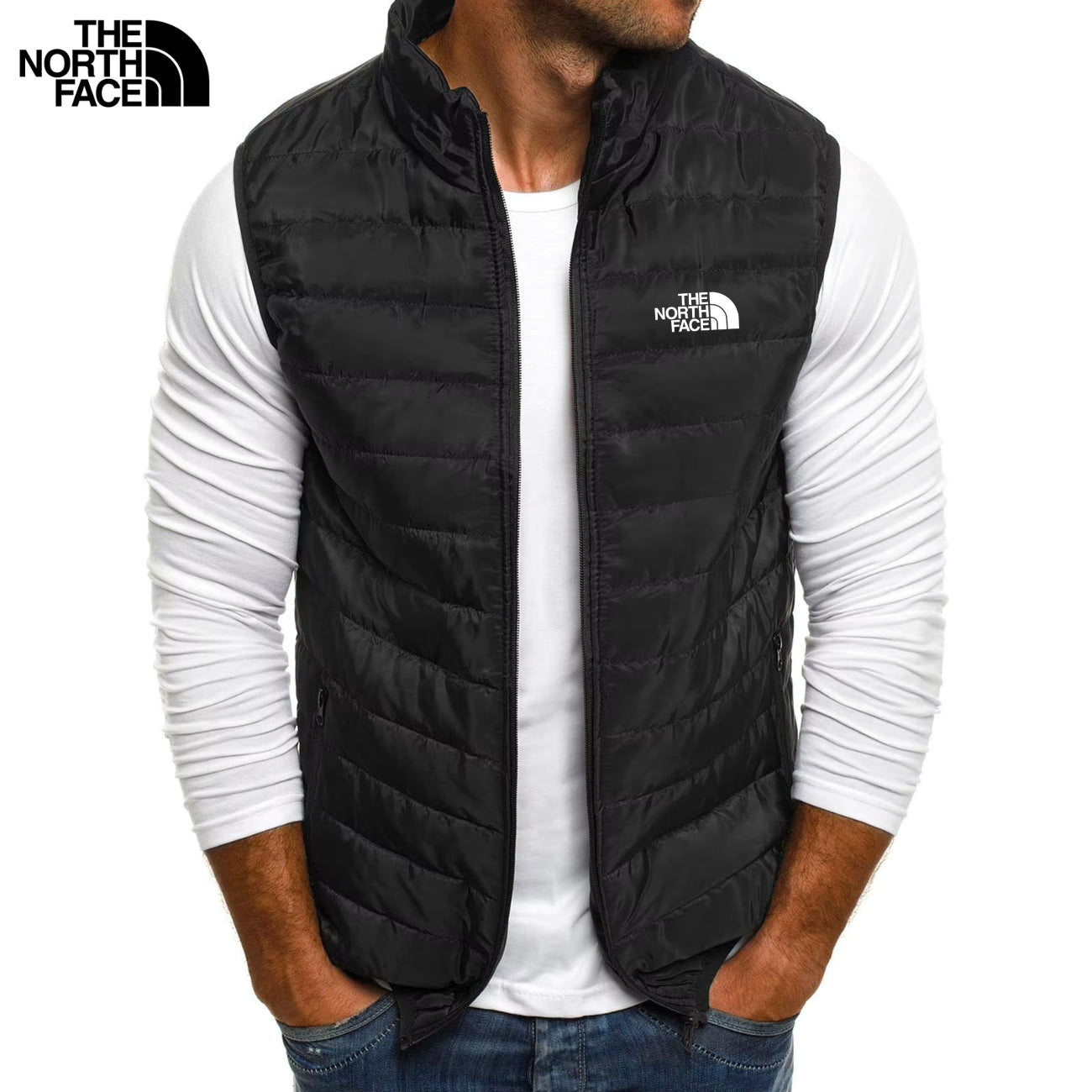 Gewatteerd Gilet met Voering