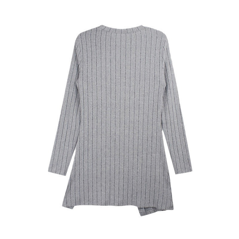 Femyza Off-Shoulder Slit Sweater