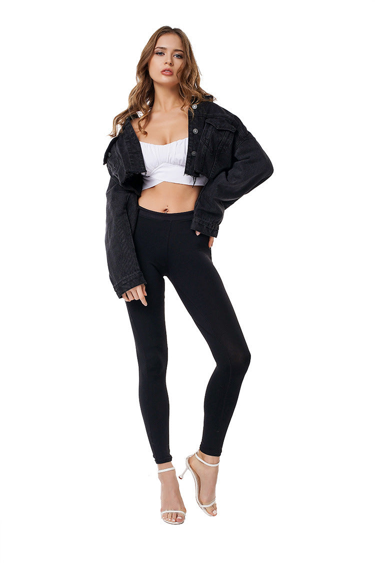 Femyza Loose Short Denim Jacket