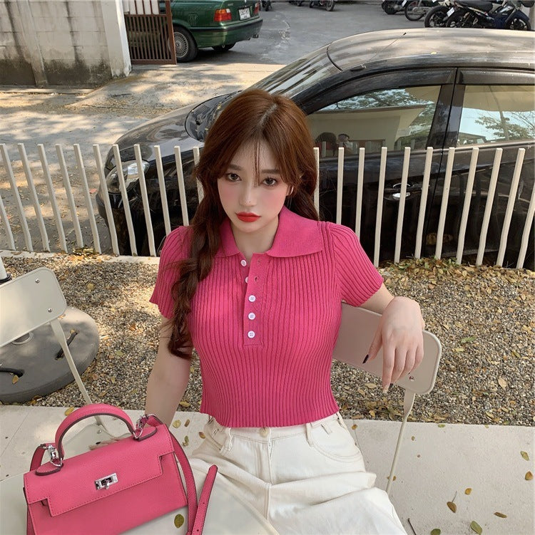 Femyza Lapel Pullover Sweater