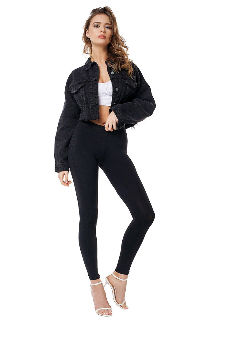 Femyza Loose Short Denim Jacket