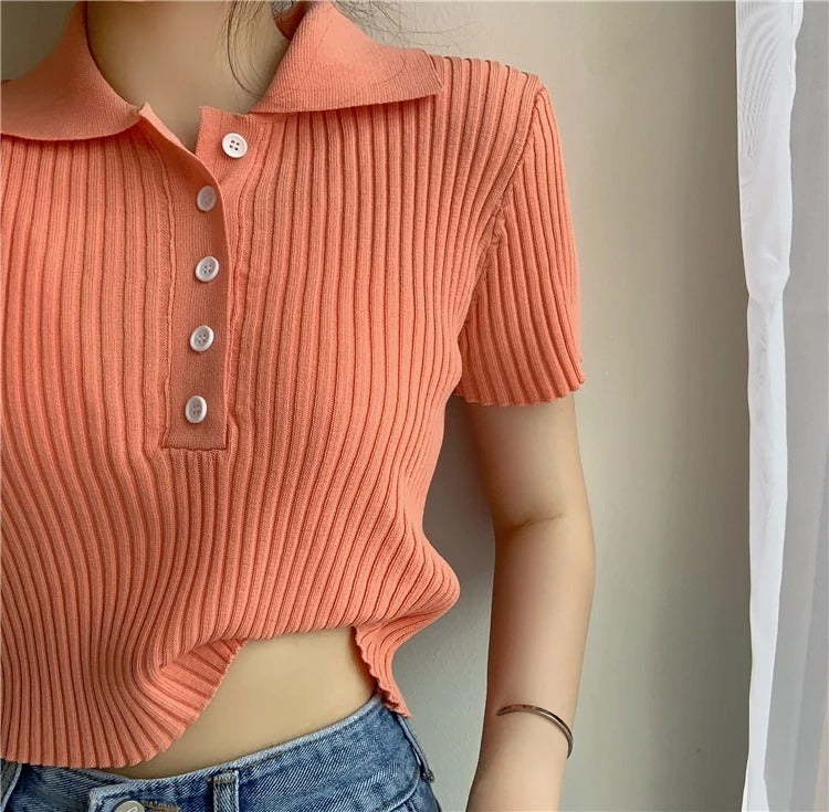 Femyza Lapel Pullover Sweater