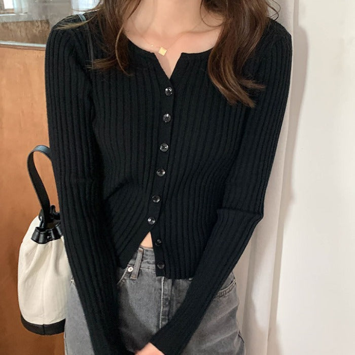 Femyza Slim Knit Cardigan Coat