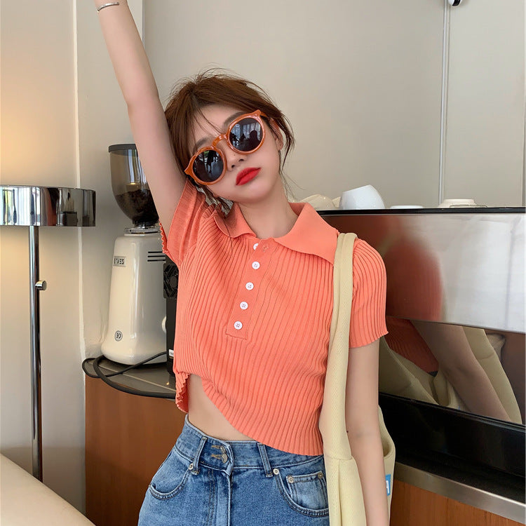 Femyza Lapel Pullover Sweater