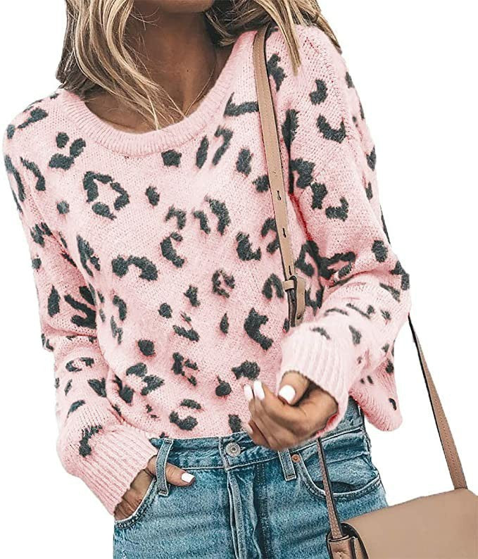 Femyza Leopard Knit Sweater