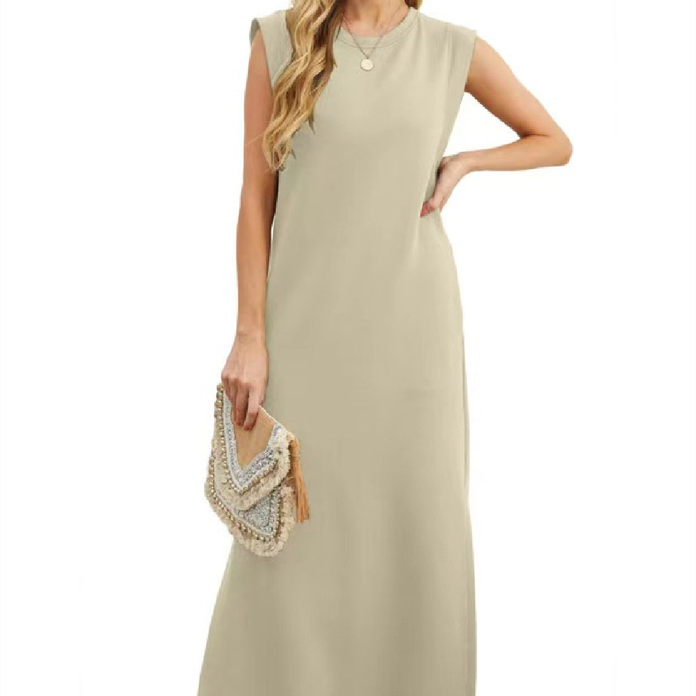 Femyza Summer Sleeveless Slit Dress