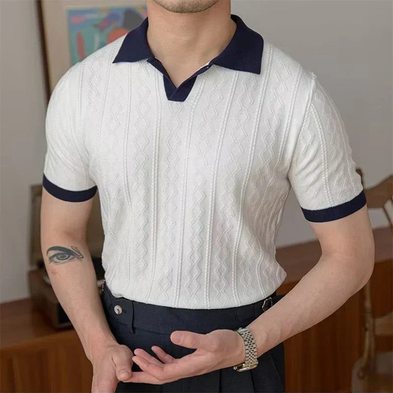 Jacquard Poloshirt