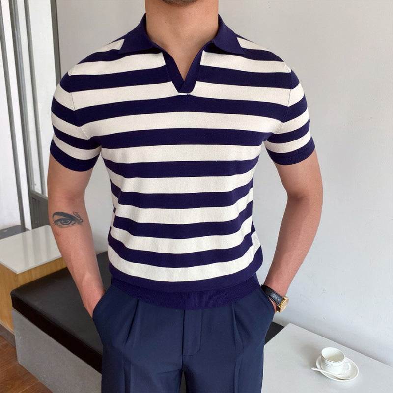 V-hals polo shirt