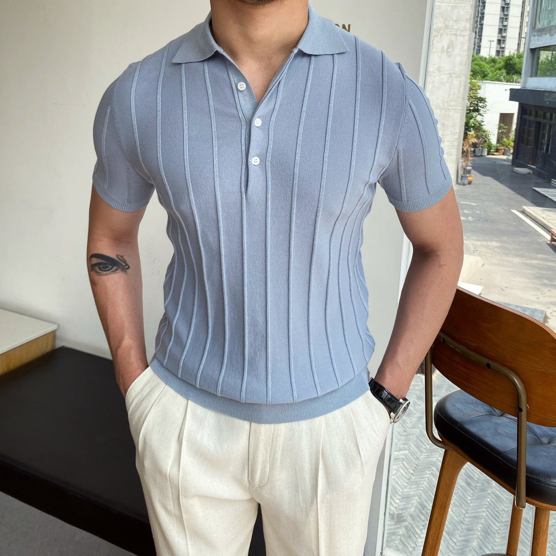 Gestreepte Polo