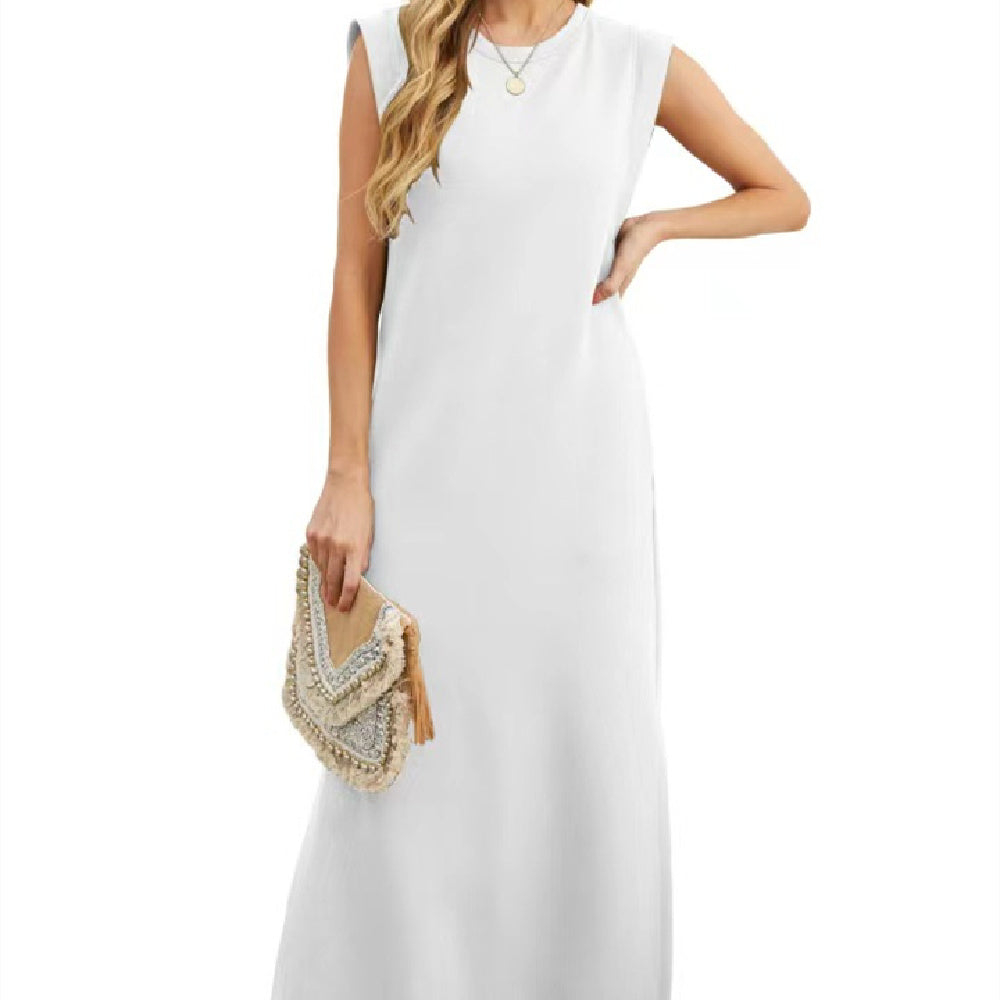 Femyza Summer Sleeveless Slit Dress