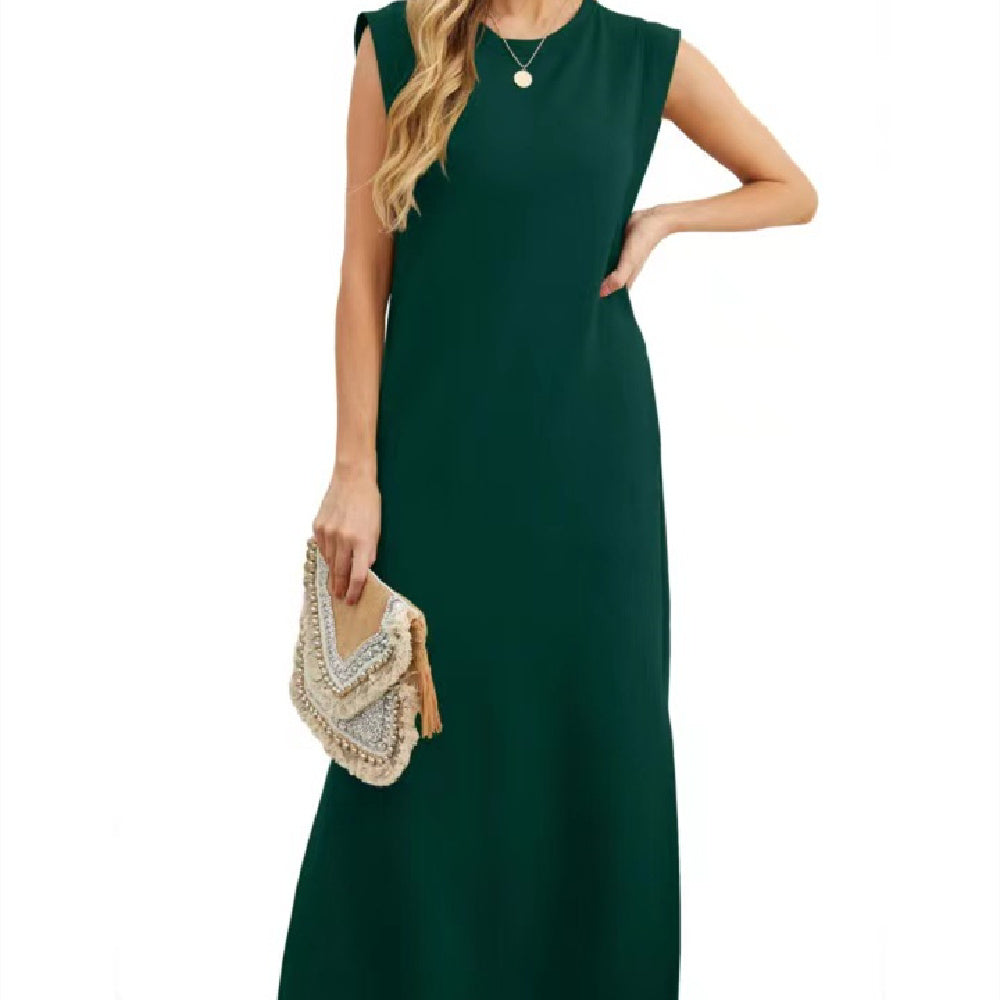 Femyza Summer Sleeveless Slit Dress