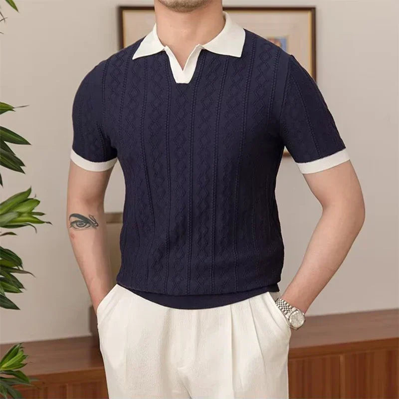 Jacquard Poloshirt