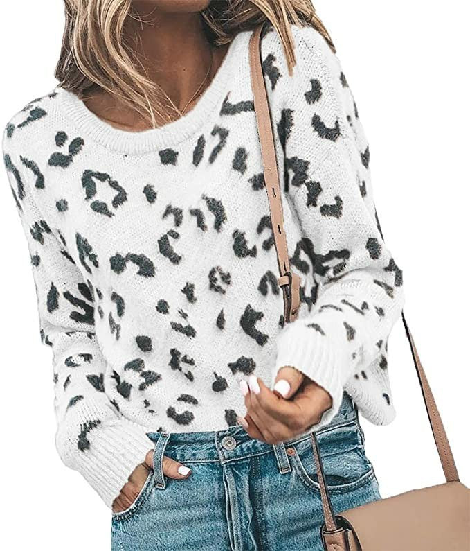 Femyza Leopard Knit Sweater