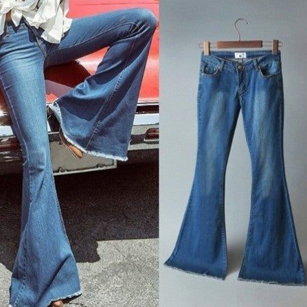 Femyza Wide-Leg Mid-Waist Jeans