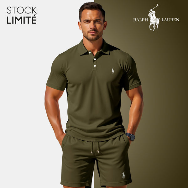 Heren Polo en Short Set