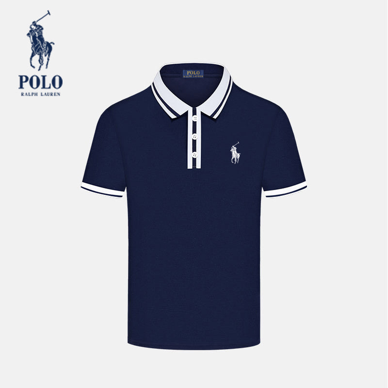 Effen Zomer T-shirt met Korte Mouwen Polo Shirt
