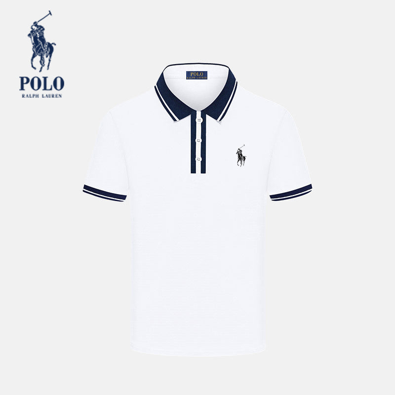 Effen Zomer T-shirt met Korte Mouwen Polo Shirt